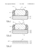 Multi-layer positive electrode structures having a silver-containing layer for miniature cells diagram and image