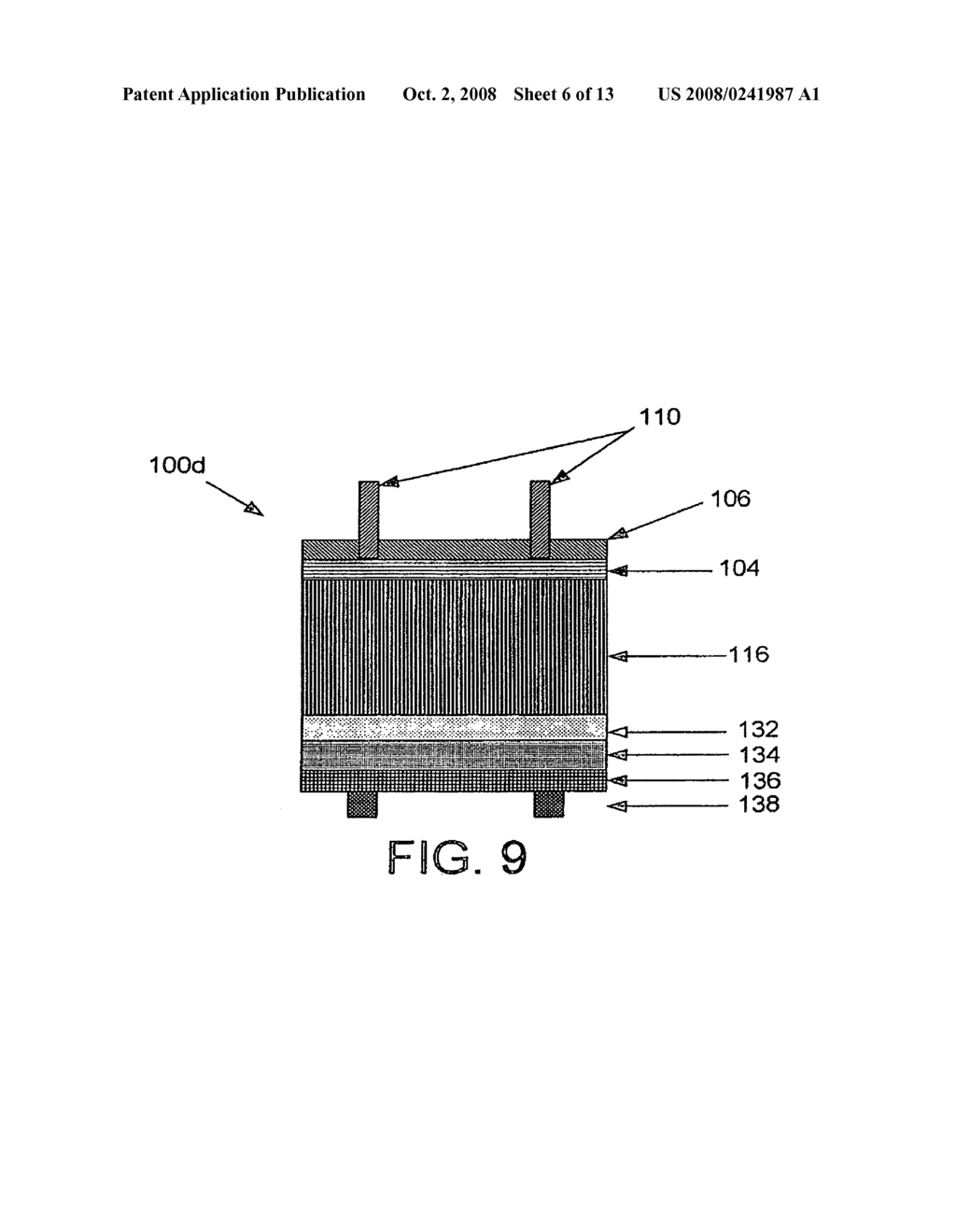 METHOD FOR FABRICATING A SILICON SOLAR CELL STRUCTURE HAVING SILICON NITRIDE LAYERS - diagram, schematic, and image 07