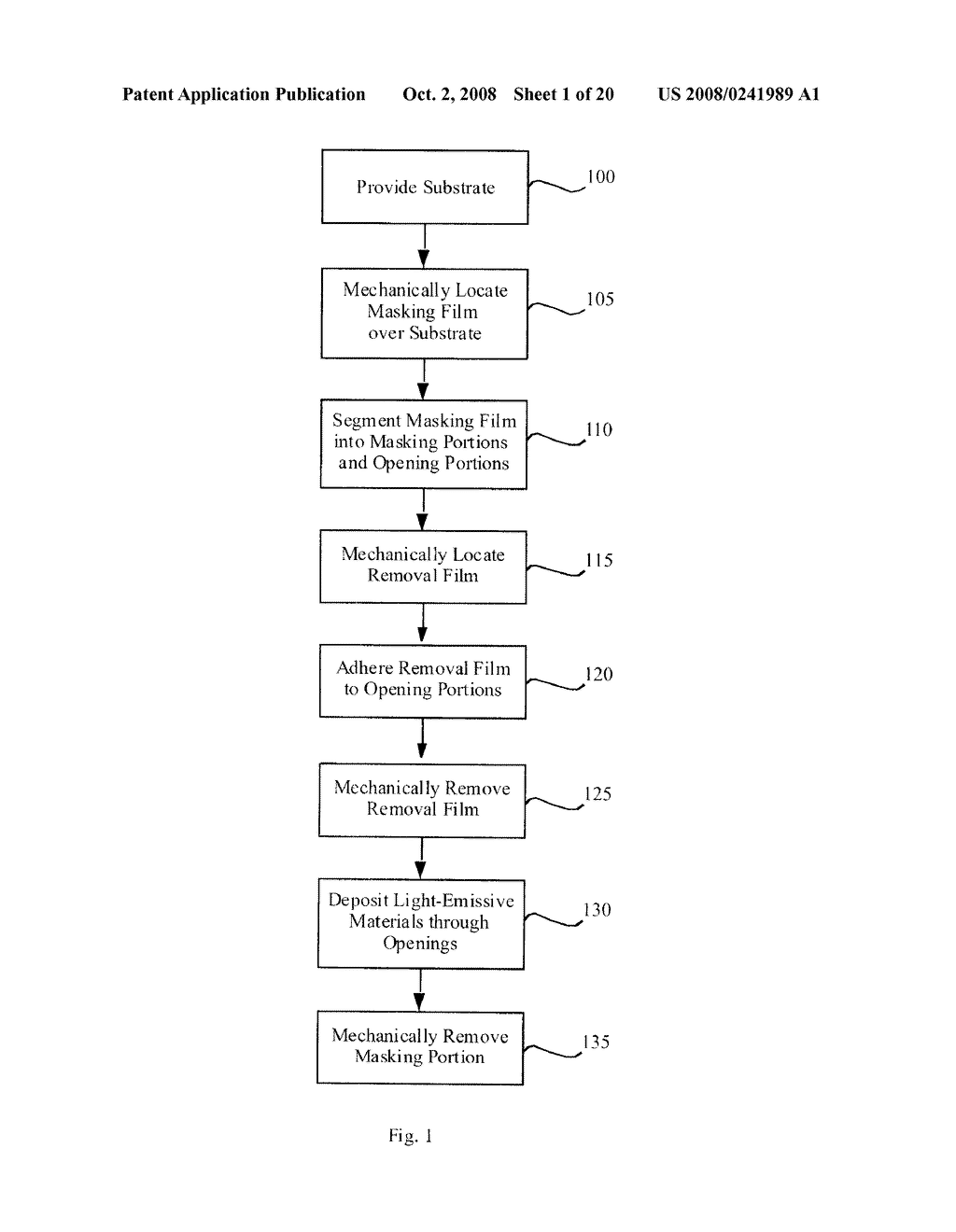 OLED PATTERNING METHOD - diagram, schematic, and image 02