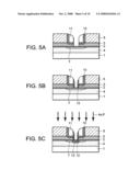 Method of manufacturing a semiconductor memory device having a floating gate diagram and image