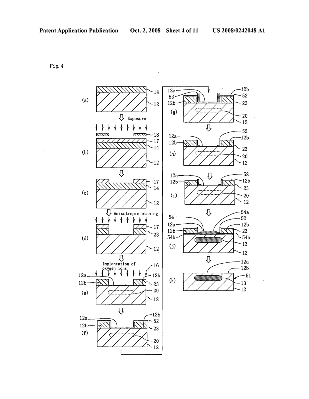 METHOD FOR MANUFACTURING SOI SUBSTRATE - diagram, schematic, and image 05