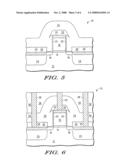 METHOD OF MAKING A SEMICONDUCTOR STRUCTURE UTILIZING SPACER REMOVAL AND SEMICONDUCTOR STRUCTURE diagram and image