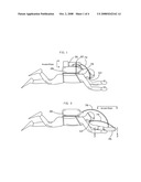 Scuba tank air powered, steady pulling, diver propulsion device uses dual compound pistons attached to dual water thrusters at efficiency where breathing air is supplied to diver without curtailing normal dive time diagram and image