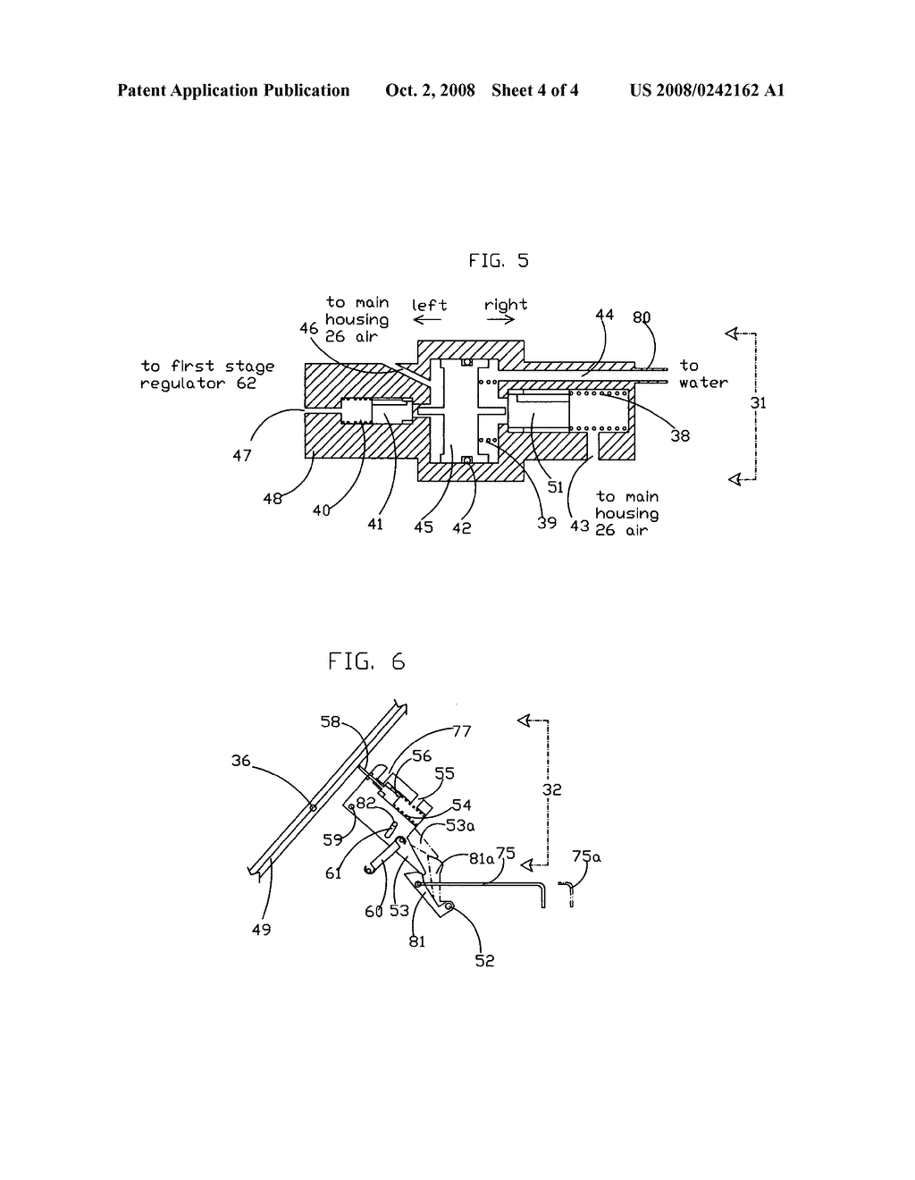 Scuba tank air powered, steady pulling, diver propulsion device uses dual compound pistons attached to dual water thrusters at efficiency where breathing air is supplied to diver without curtailing normal dive time - diagram, schematic, and image 05