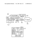 Radio telecommunications network management diagram and image