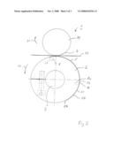 DEVICE FOR THE MEMORIZING OF A NUMBER OF PRE-CREASING IN A MATERIAL COAT diagram and image