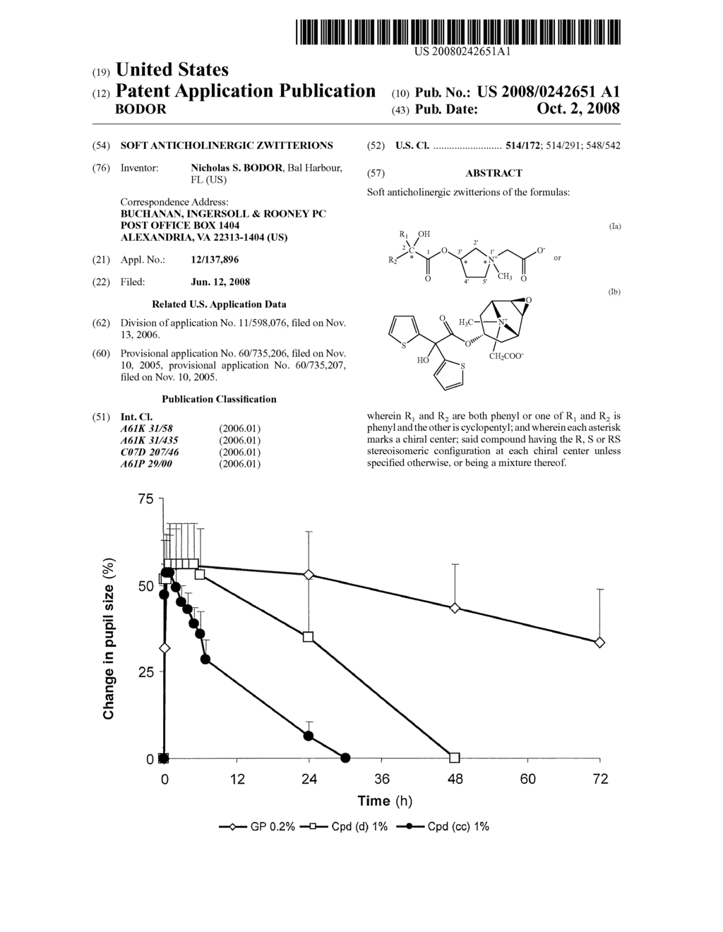 SOFT ANTICHOLINERGIC ZWITTERIONS - diagram, schematic, and image 01