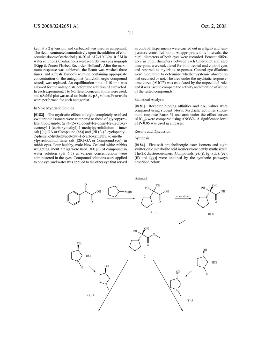 SOFT ANTICHOLINERGIC ZWITTERIONS - diagram, schematic, and image 31