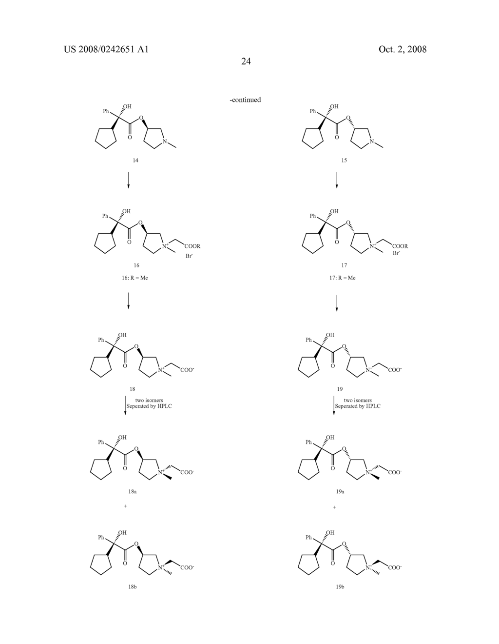 SOFT ANTICHOLINERGIC ZWITTERIONS - diagram, schematic, and image 34