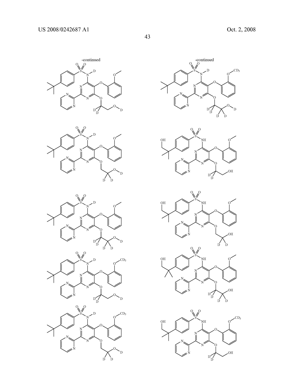 SUBSTITUTED PYRIMIDINES - diagram, schematic, and image 44