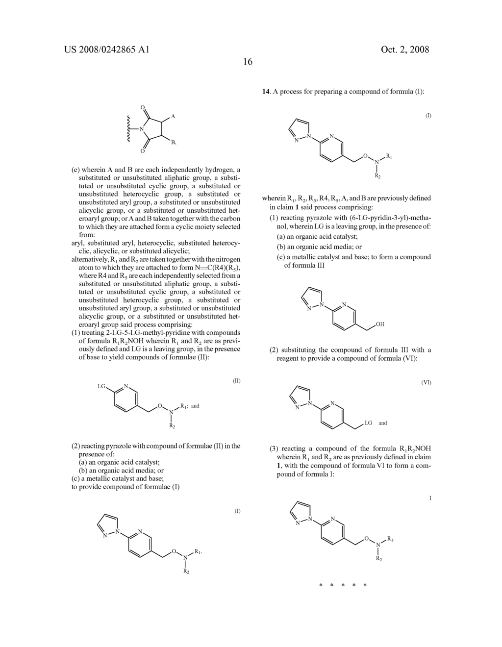 PROCESSES FOR THE PREPARATION OF HYDROXYLAMINES - diagram, schematic, and image 17
