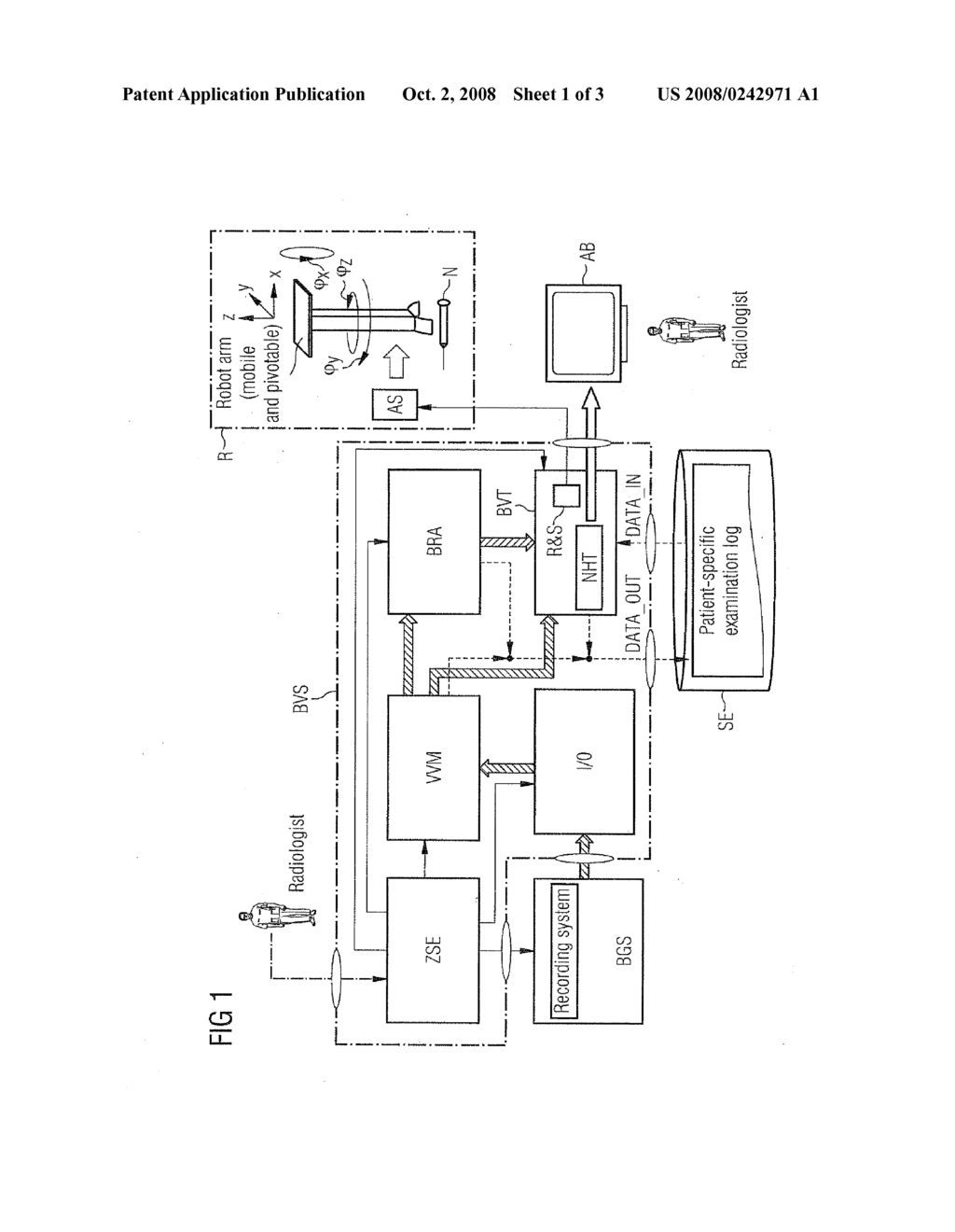 Image system for supporting the navigation of interventional tools - diagram, schematic, and image 02