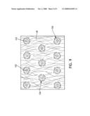 Absorbent articles with external access to internal conductors diagram and image