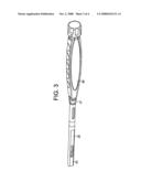 Implant Inserter Having A Bifurcated Adjustable Stop diagram and image