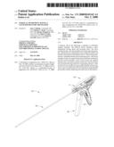 Surgical instrument having a fastener delivery mechanism diagram and image