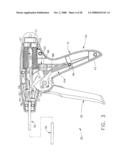 Surgical instrument having a fastener delivery mechanism diagram and image