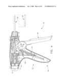 Surgical instrument having a fastener delivery mechanism diagram and image