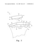 MOBILE BEARING ASSEMBLY HAVING A NON-PLANAR INTERFACE diagram and image