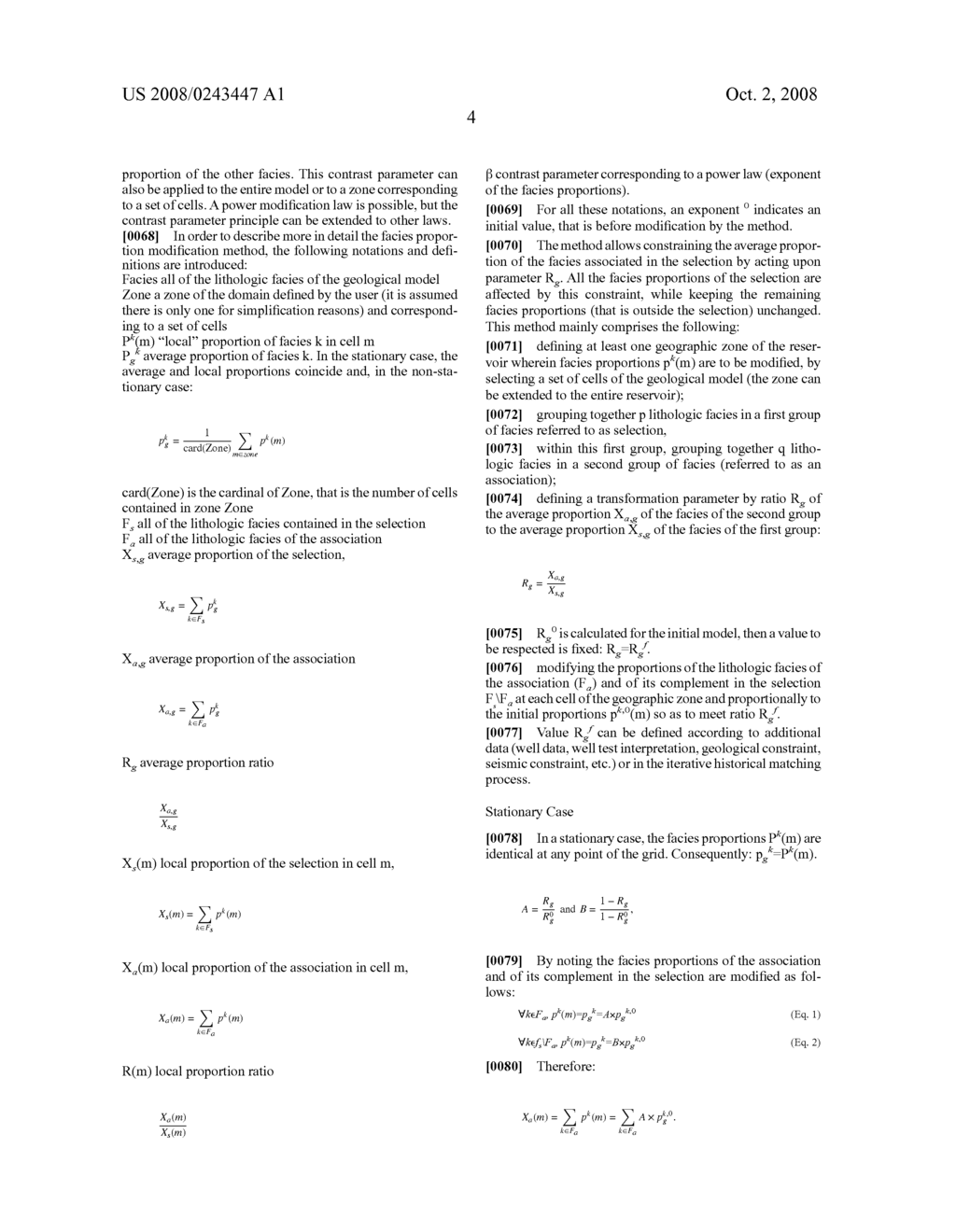 Method for Gradually Modifying Lithologic Facies Proportions of a Geological Model - diagram, schematic, and image 09