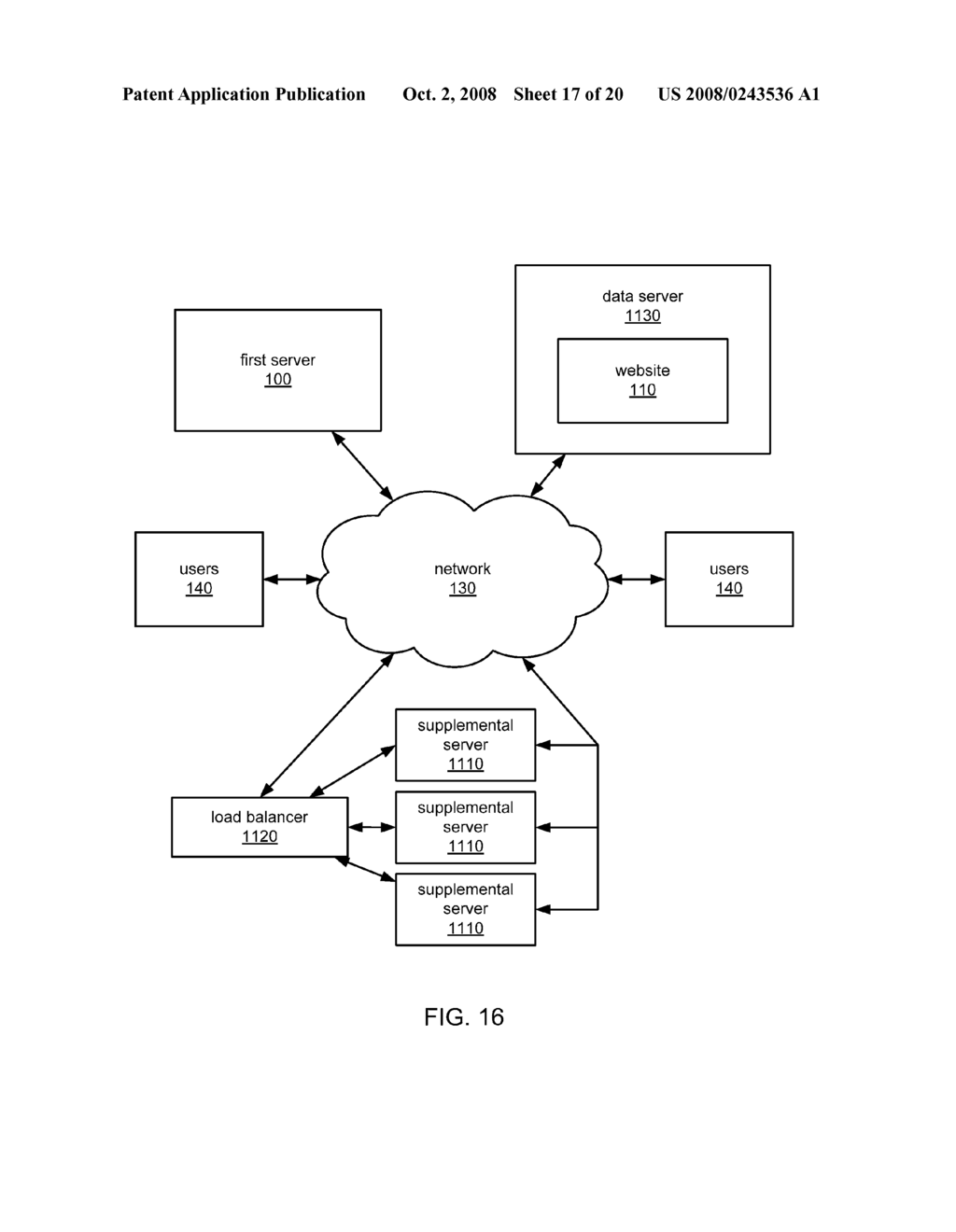 PROVIDING WEBSITE HOSTING OVERAGE PROTECTION BY STORAGE ON AN INDEPENDENT DATA SERVER - diagram, schematic, and image 18