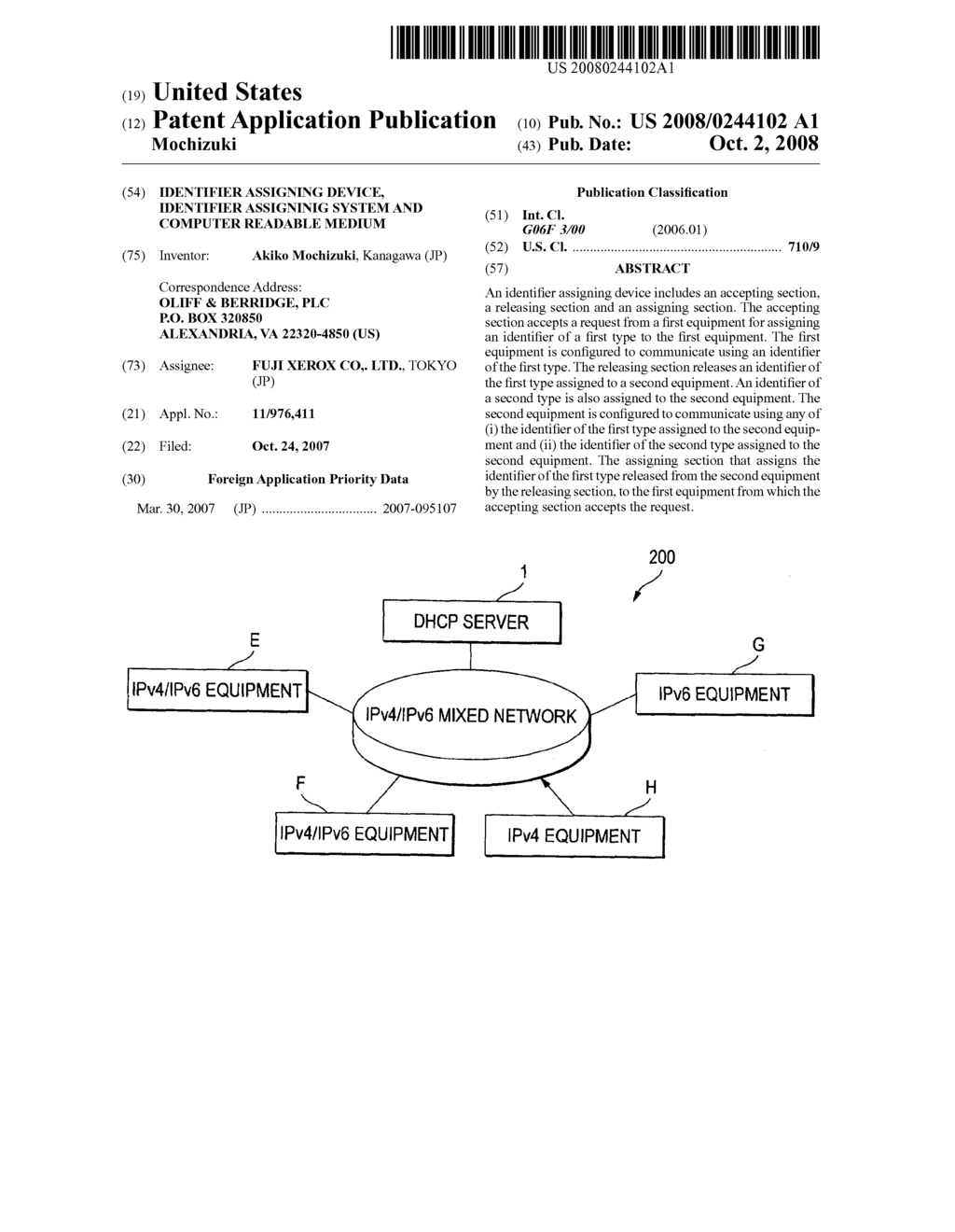 Identifier assigning device, identifier assigninig system and computer readable medium - diagram, schematic, and image 01