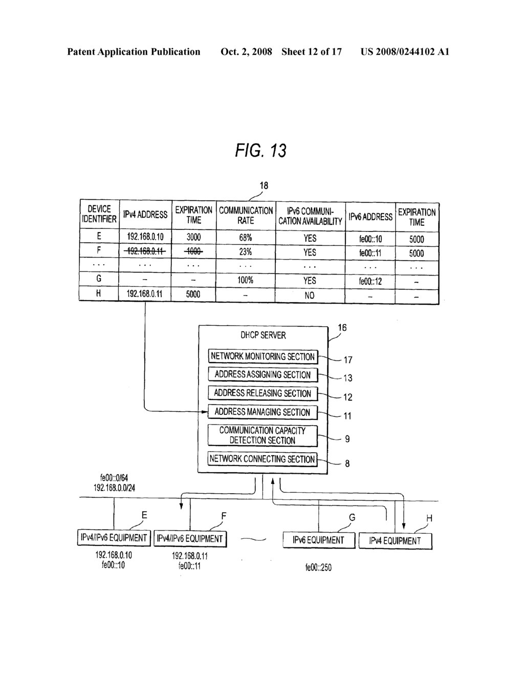 Identifier assigning device, identifier assigninig system and computer readable medium - diagram, schematic, and image 13