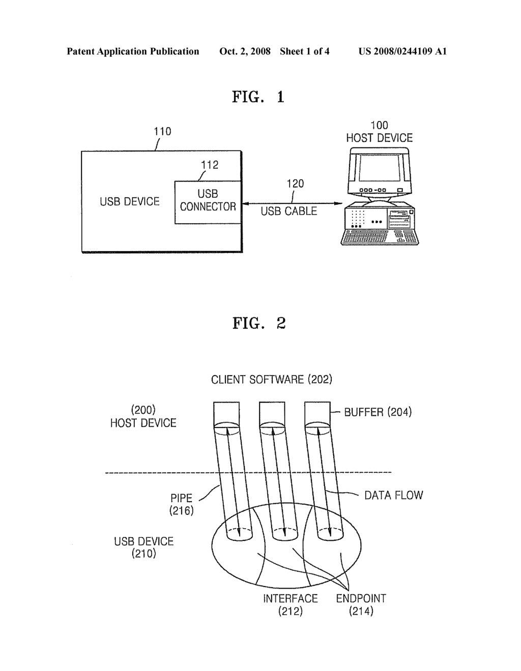 APPARATUS, METHOD, AND SYSTEM FOR CONTROLLING COMMUNICATION BETWEEN HOST DEVICE AND USB DEVICE - diagram, schematic, and image 02