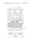 Spell Check Function Having a Character Replacement Spell Check Algorithm That Applies a Preference Based Upon Proximity of the Characters Replacing One Another, and Associated Handheld Electronic Device diagram and image