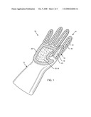 CLEANING AND SCOURING GLOVE diagram and image