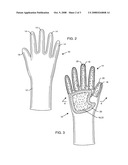 CLEANING AND SCOURING GLOVE diagram and image