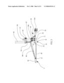 Musical instrument stand having a height adjusting function diagram and image