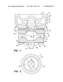 PISTON ASSEMBLY AND WRIST PIN THEREFOR PROVIDING A METHOD OF CONTROLLING ROTATION OF THE WRIST PIN WITHIN CORRESPONDING PISTON PIN BORES AND CONNECTING ROD WRIST PIN BORE diagram and image