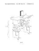 Interlocking Table with Integral Magazine Holder diagram and image