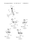 Rim moistening applicator and method diagram and image