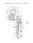 DEVICE FOR THE CONTINUOUS COATING OF A STRIP-LIKE SUBSTRATE diagram and image