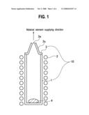 Material supply apparatus diagram and image