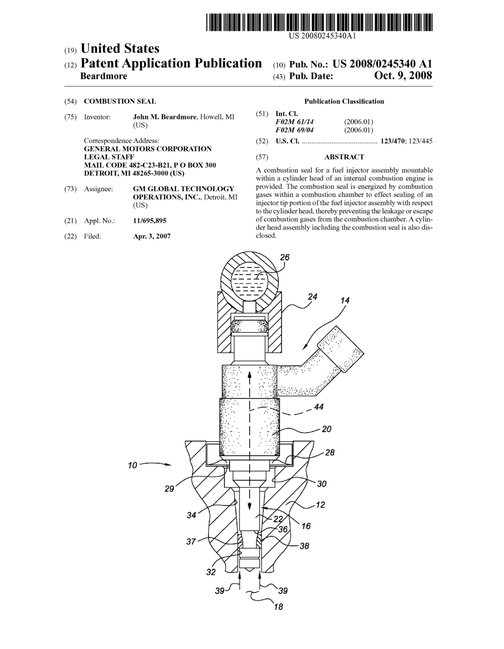 Combustion Seal - diagram, schematic, and image 01