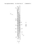 Fiber support arrangement for a downhole tool and method diagram and image