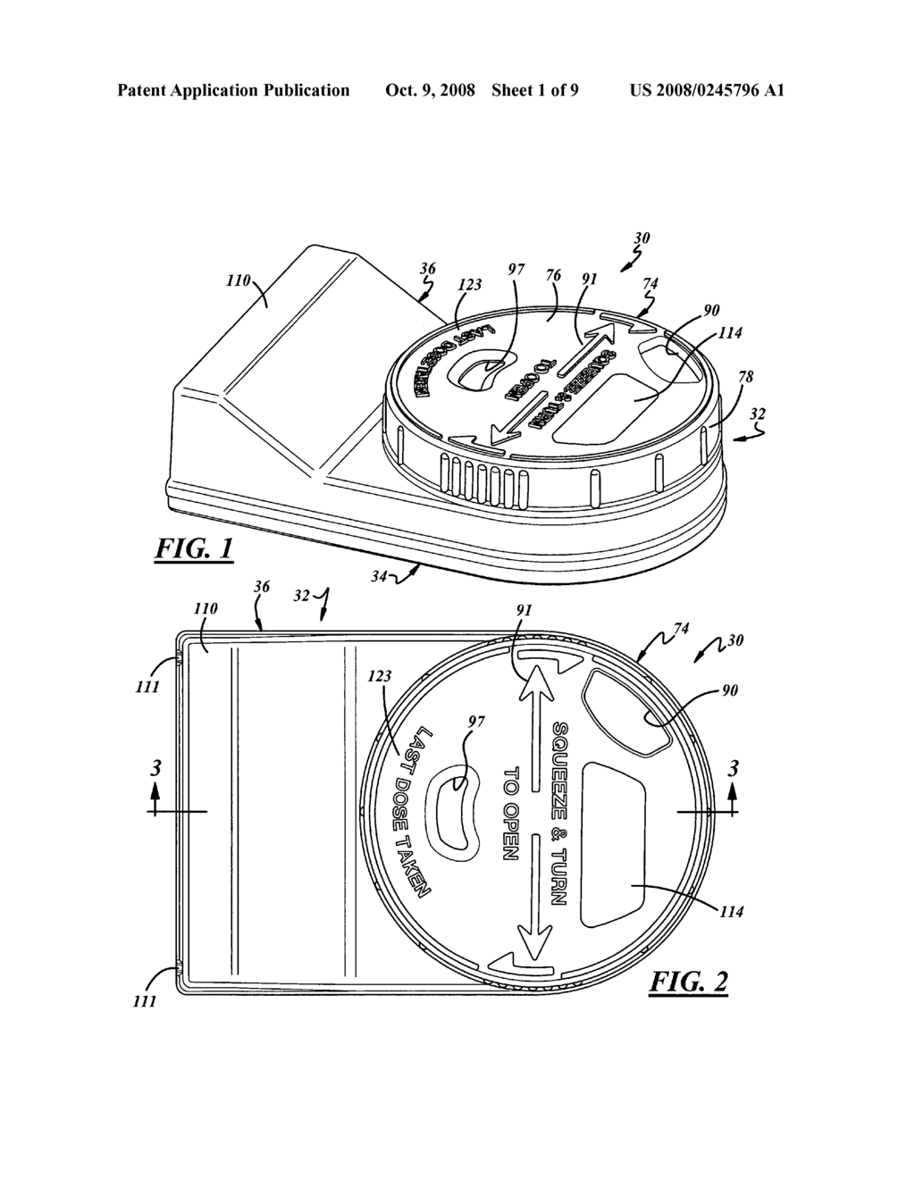 Child-resistant dispensing package - diagram, schematic, and image 02