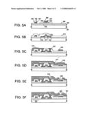 Method for producing a semiconductor integrated circuit including a thin film transistor and a capacitor diagram and image