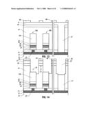 Damascene conductive line for contacting an underlying memory element diagram and image