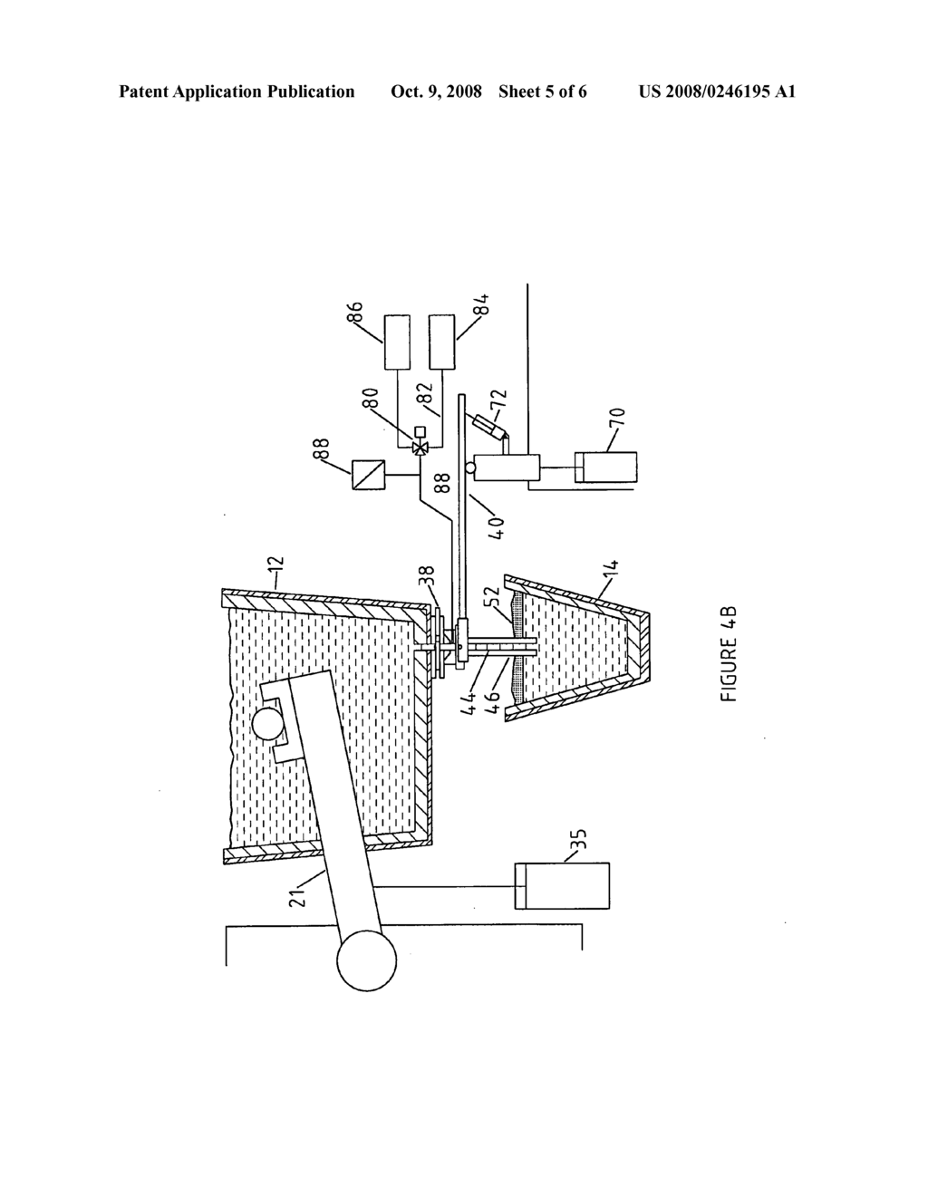 Method and apparatus for testing the integrity of a shroud seal on a ladle for a continuous casting installation - diagram, schematic, and image 06