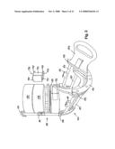 Collapsible Golf Trolley, and a Wheel Structure For a Mobile Appliance diagram and image