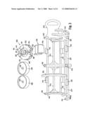 Collapsible Golf Trolley, and a Wheel Structure For a Mobile Appliance diagram and image