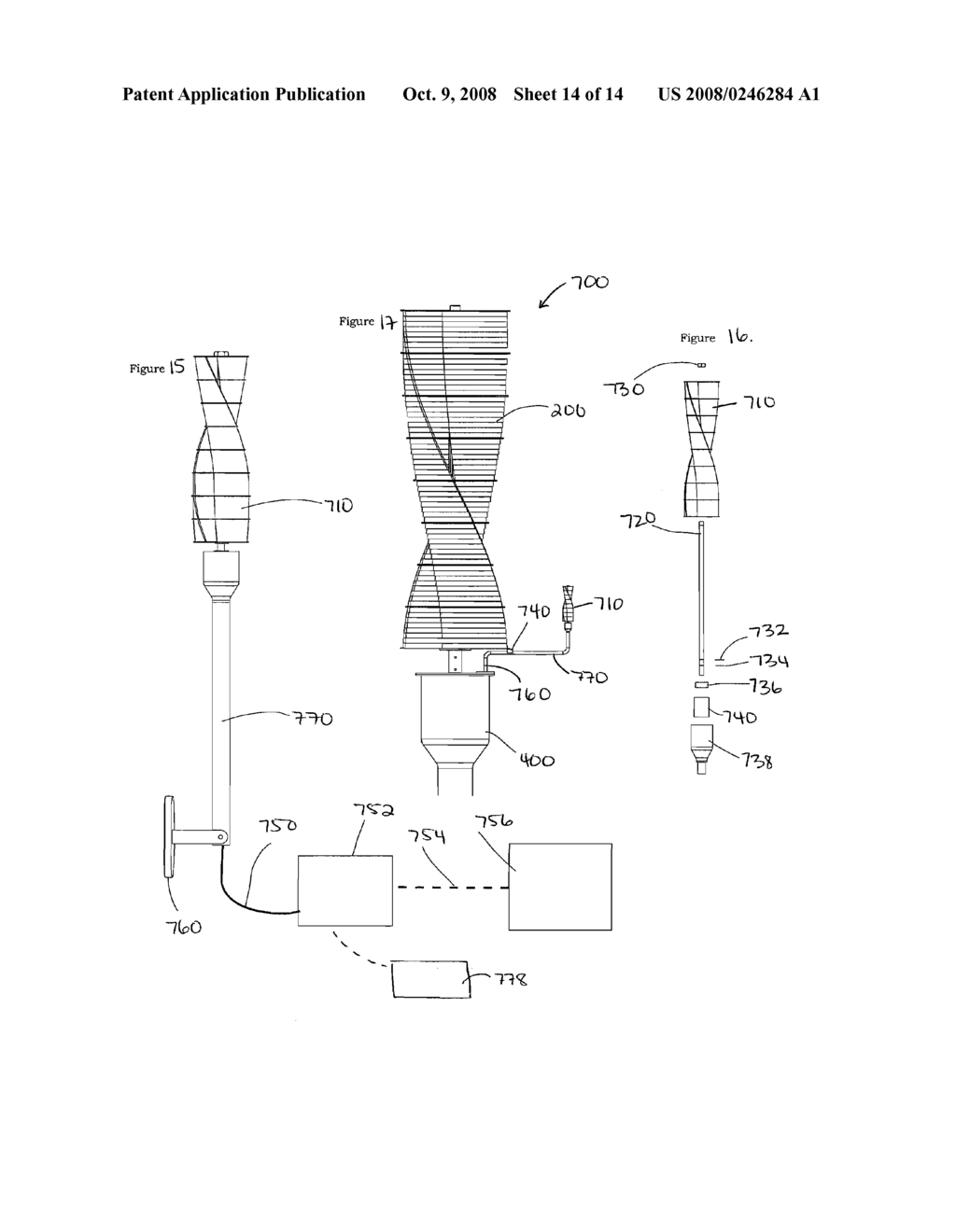 EASILY ADAPTABLE AND CONFIGURABLE WIND-BASED POWER GENERATION SYSTEM WITH SCALED TURBINE SYSTEM - diagram, schematic, and image 15