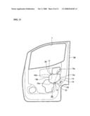 MOUNTING STRUCTURE OF IMPACT ABSORBING MEMBER AND METHOD OF MOUNTING SAME diagram and image