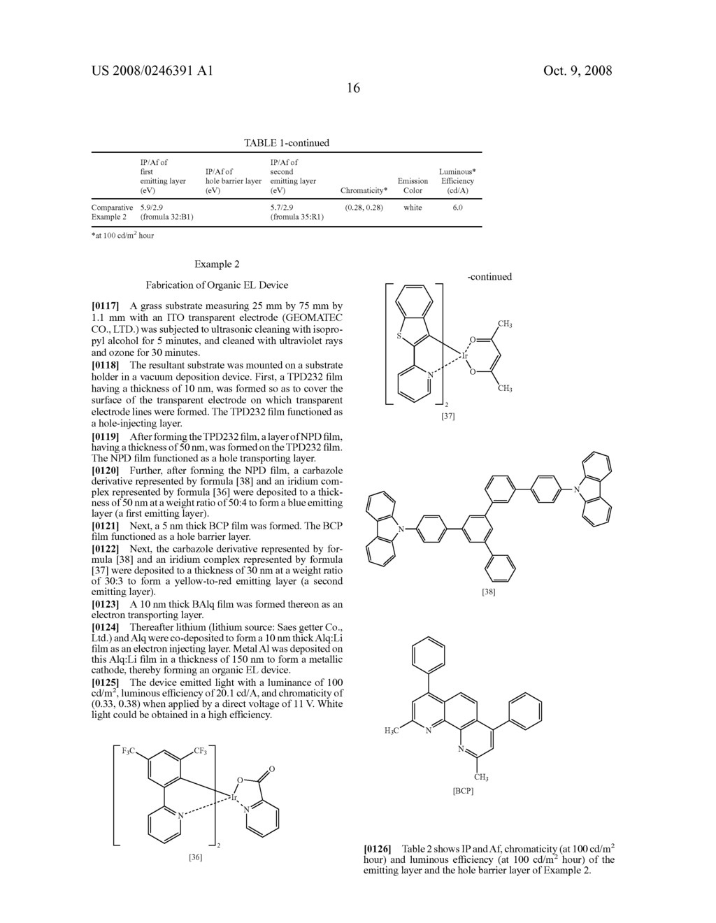 Organic Electroluminescent Device and Display - diagram, schematic, and image 18