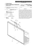 COMBINATION OF PORTABLE COMPUTER AND ANTENNA diagram and image