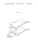 Touch-screen display device diagram and image