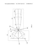 Catadioptric microscope objective employing immersion liquid for use in broad band microscopy diagram and image